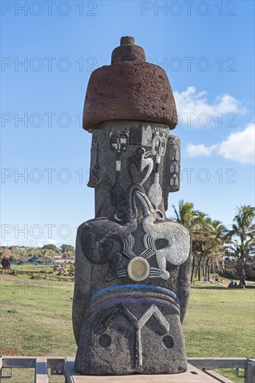 Moai in the Ahu Tahai Complex