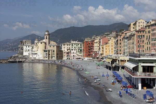 Beach with church Santa Maria Assunta