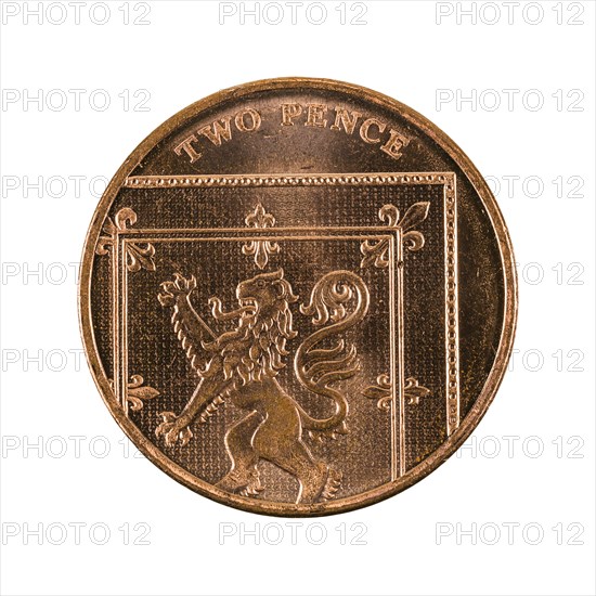 British two pence coin