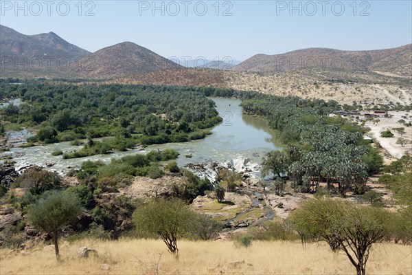 Kunene River at Epupa Falls