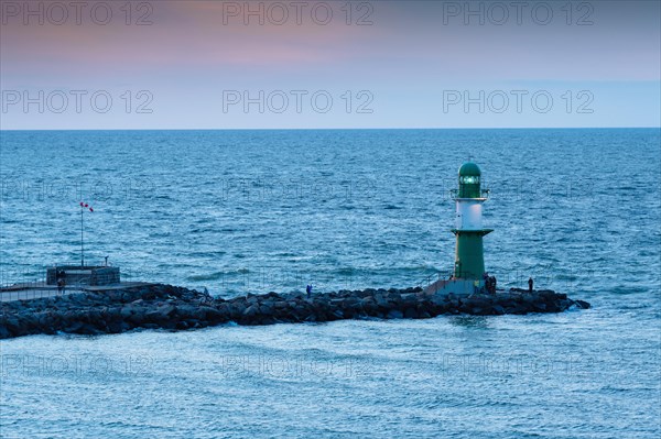 Mole with lighthouse