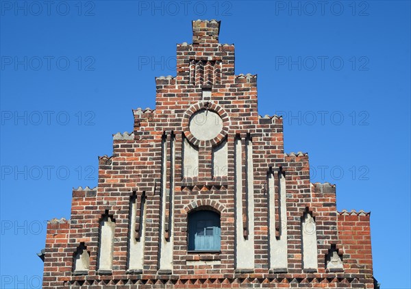 Stepped gable on the Latin school from 16th century