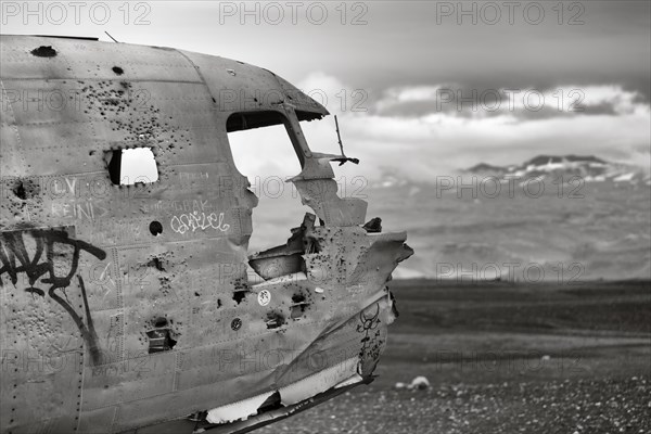 Douglas DC-3 wrecked US Navy aircraft