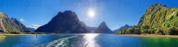 Panorama of Milford Sound