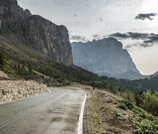 Street at the Gardena Pass