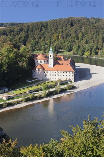 Monastery Weltenburg on the Danube in Kelheim