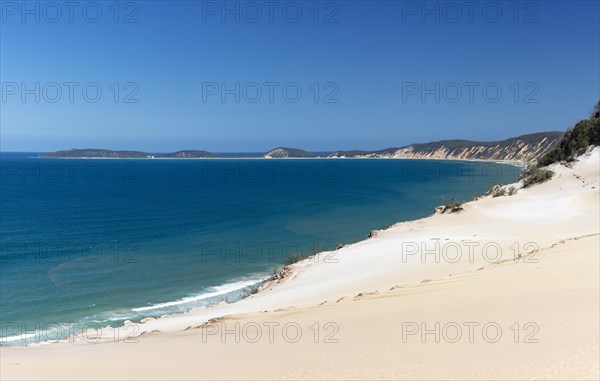 Sand dunes at Rainbow Beach