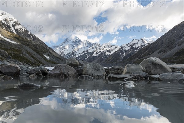 Reflection on the shore of Hooker Lake