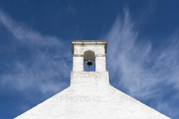 Gable with bell of an old school house