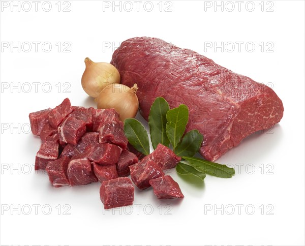 Raw beef stew