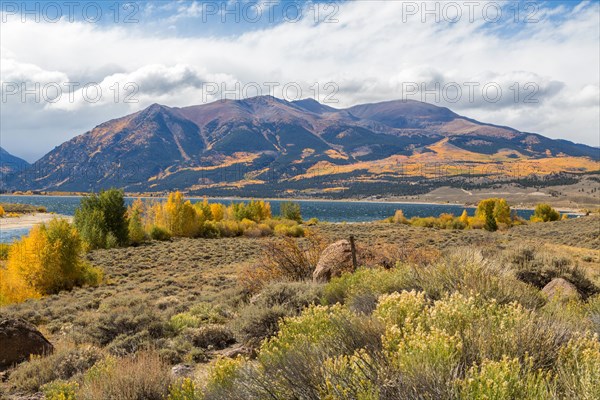 Mountain landscape in autumn