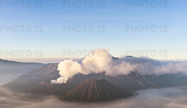 Smoking Mount Bromo