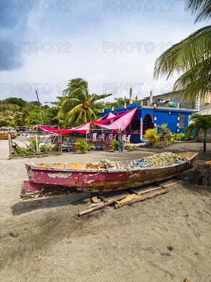 Colorful fishing boats