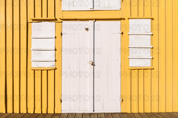 White door and window