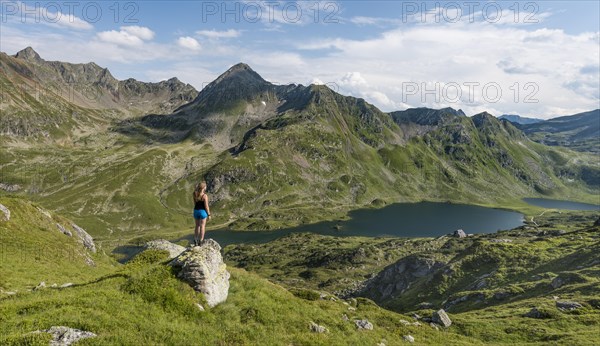 Hiker enjoying the view