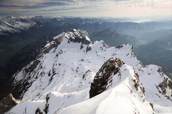 View of Appenzell Alps