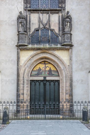 Thesis door at the castle church