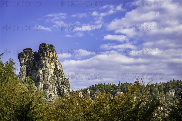 Schrammsteine around the Bastei