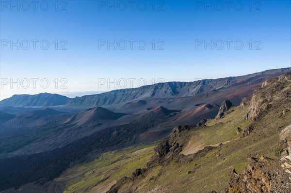 Volcanic crater on top of the Haleakala volcano