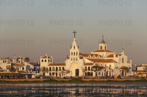 Village El Rocio with the Hermitage of El Rocio