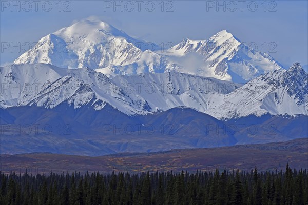 Mount McKinley with snow