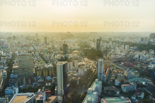 View of Ho Chi Minh City from the Bitexco Financial Tower