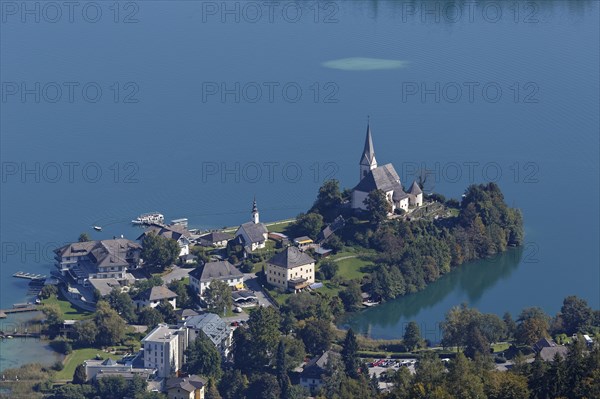 Church of Maria Worth on Lake Worthersee