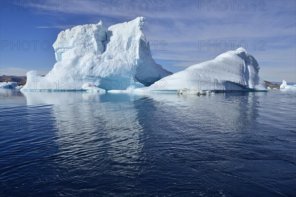 Iceberg drifting in Sermilik Fjord