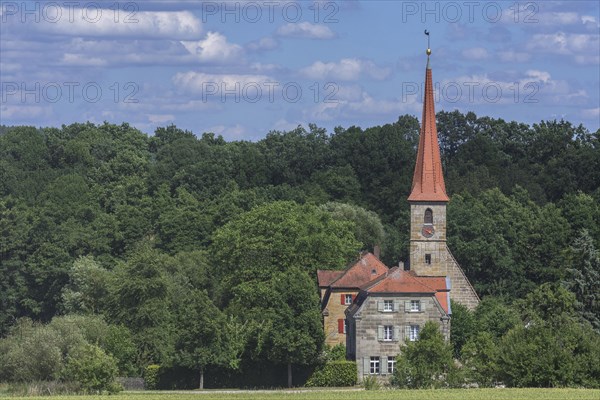 Church of Saint Giles and vicarage from 1734