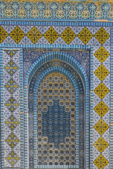 Mosaic decorated facade