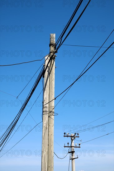 Overhead power lines