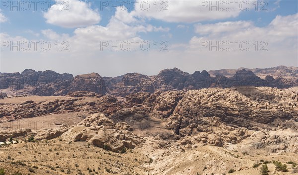 View of Siq gorge to the Nabataean city of Petra