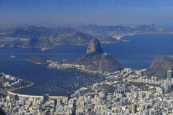 View of the city and Sugar Loaf Mountain