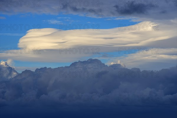 Dark clouds over Vulcano Island