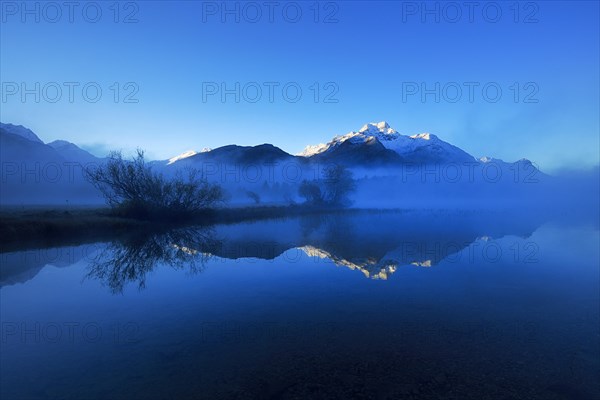 Mist over lake