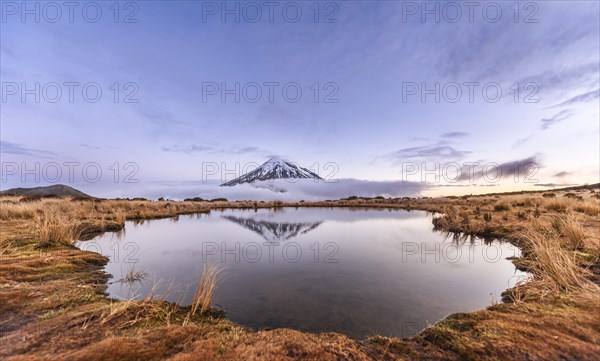 Reflection in Pouakai Tarn lake