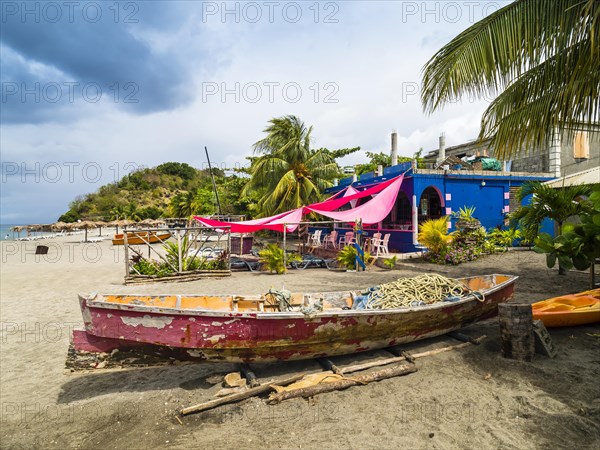 Colorful fishing boats