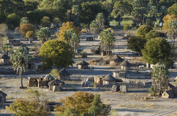 Native village just outside of the protected area