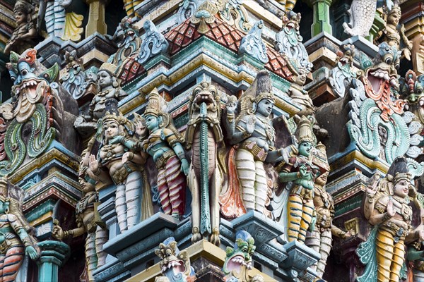 Close-up of deities