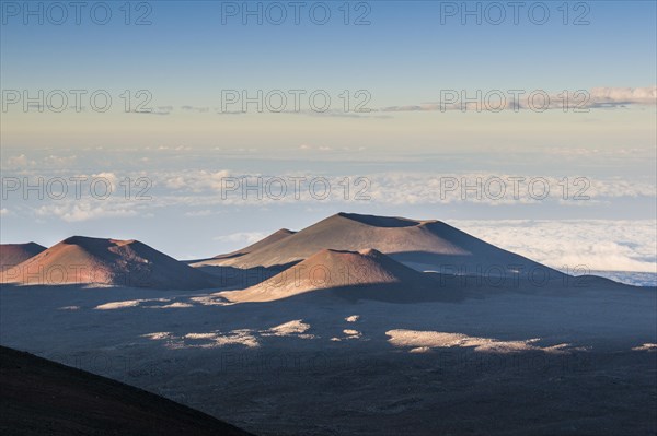 Volcanic cones on top of Mauna Kea