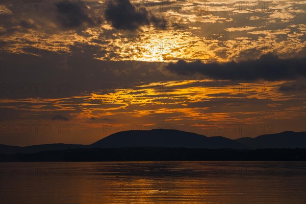 Sunset with clouds