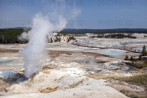 Steamy geysers