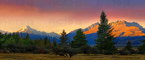 snowy peak of Mount Cook