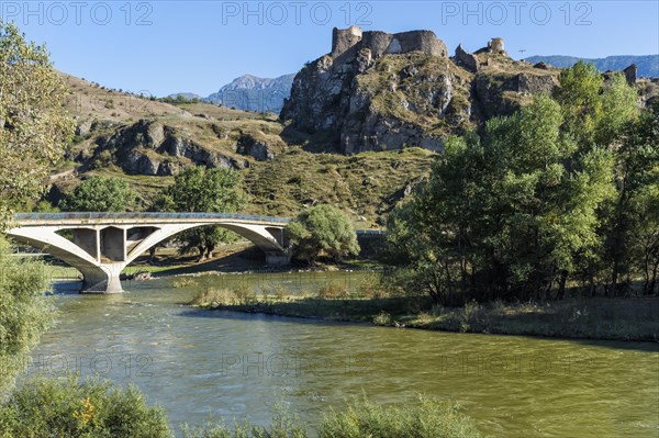 Atskuri Castle ruins overlooking the Mtkvari river