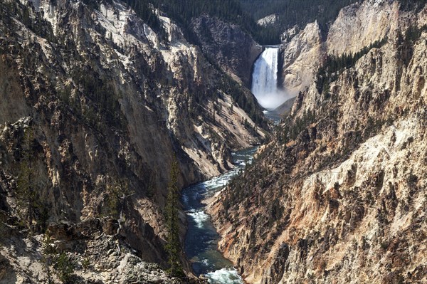 View from Artist Point in the Grand Canyon of the Yellowstone