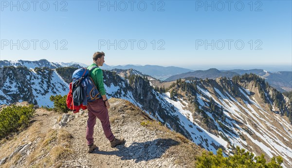 Hiker on ridge