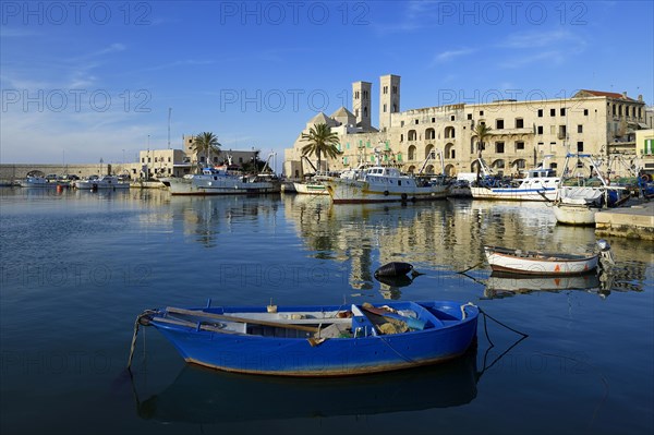 Harbour with old fishing boats