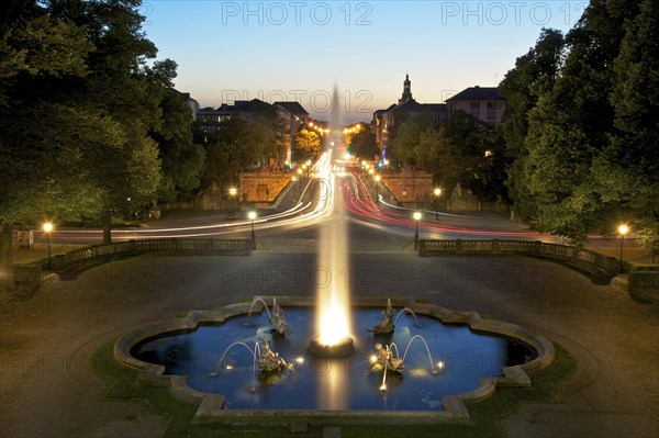 Prinzregent-Luitpold Terrace with fountain