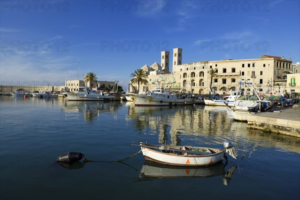 Harbour with old fishing boats