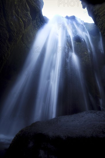 Gljufrabui waterfall near the Seljalandsfoss